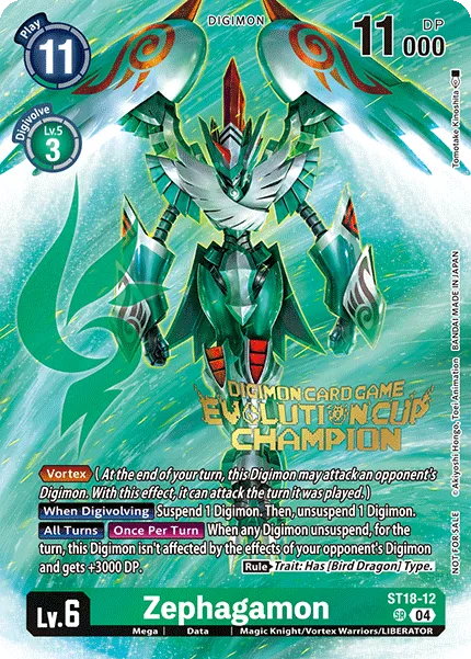Zephagamon &mdash; Digimon Card Game card