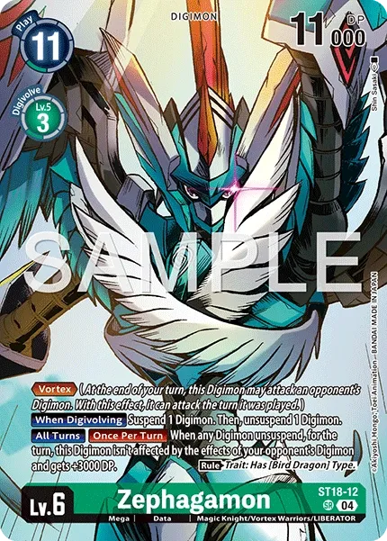 Zephagamon &mdash; Digimon Card Game card