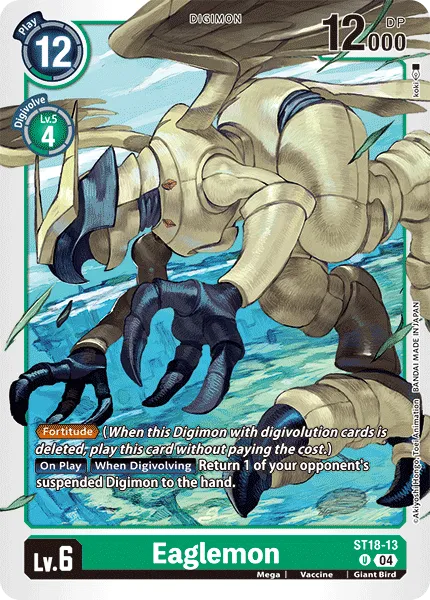 Eaglemon &mdash; Digimon Card Game card