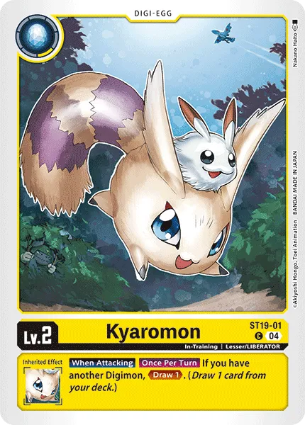 Kyaromon &mdash; Digimon Card Game card