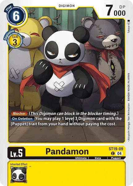 Pandamon &mdash; Digimon Card Game card