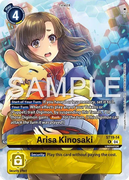 Arisa Kinosaki &mdash; Digimon Card Game card