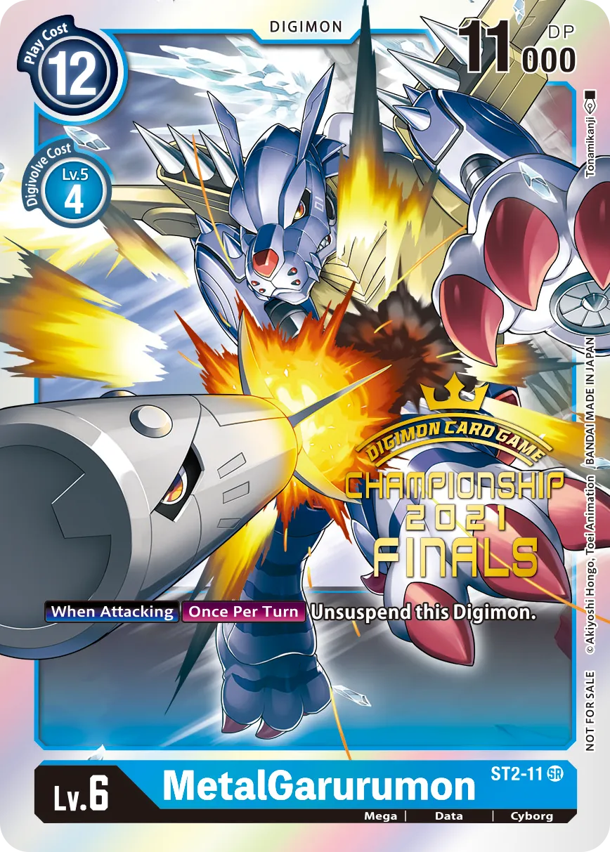 MetalGarurumon &mdash; Digimon Card Game card