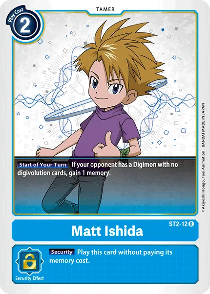Matt Ishida &mdash; Digimon Card Game card