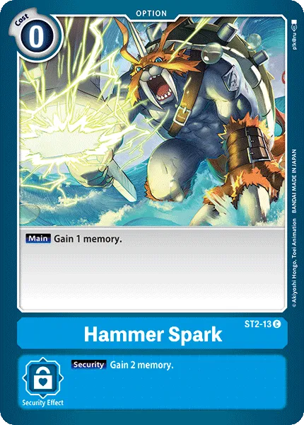 Hammer Spark &mdash; Digimon Card Game card