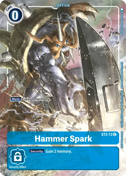 Hammer Spark &mdash; Digimon Card Game card