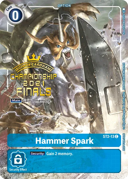 Hammer Spark &mdash; Digimon Card Game card