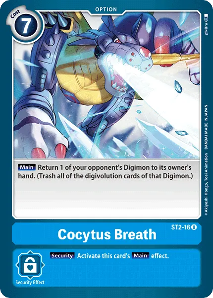 Cocytus Breath &mdash; Digimon Card Game card