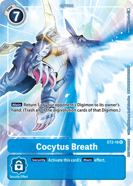 Cocytus Breath &mdash; Digimon Card Game card