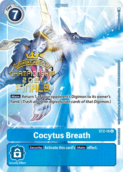 Cocytus Breath &mdash; Digimon Card Game card