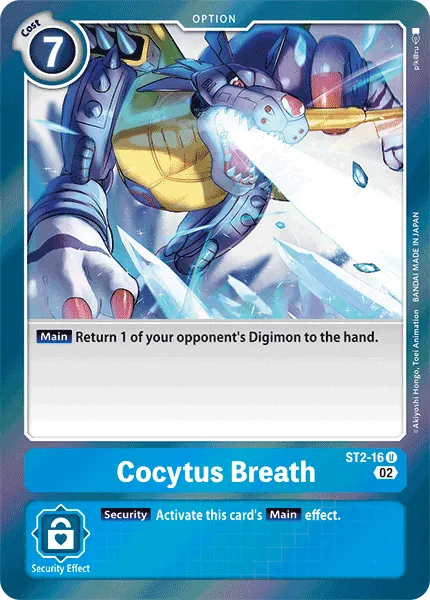 Cocytus Breath &mdash; Digimon Card Game card