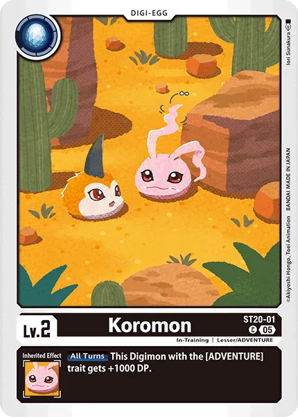 Koromon &mdash; Digimon Card Game card