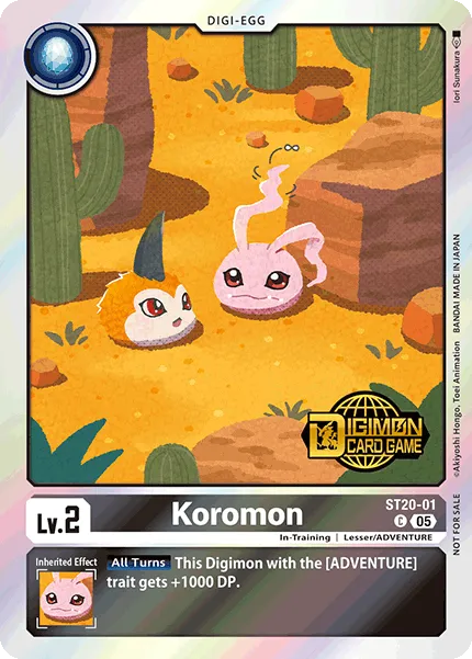 Koromon &mdash; Digimon Card Game card