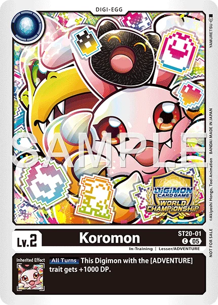Koromon &mdash; Digimon Card Game card