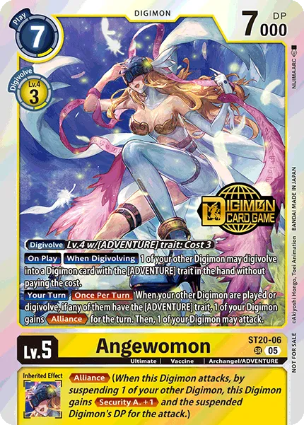Angewomon &mdash; Digimon Card Game card