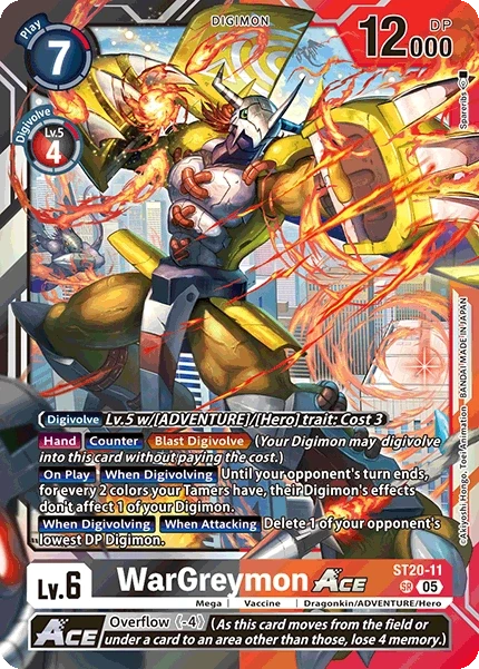 WarGreymon ACE &mdash; Digimon Card Game card