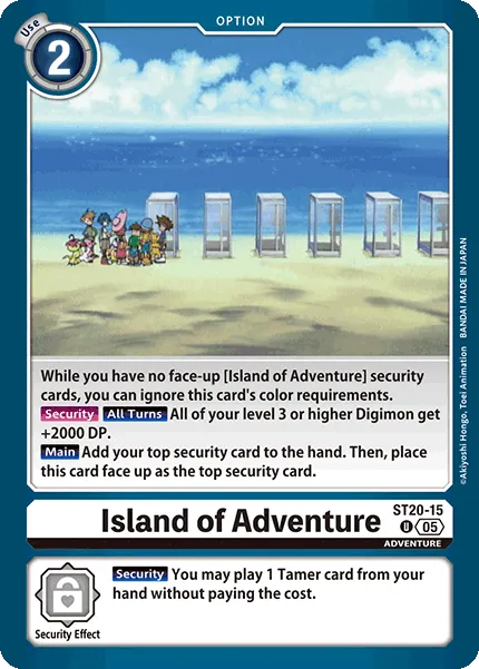 Island of Adventure &mdash; Digimon Card Game card