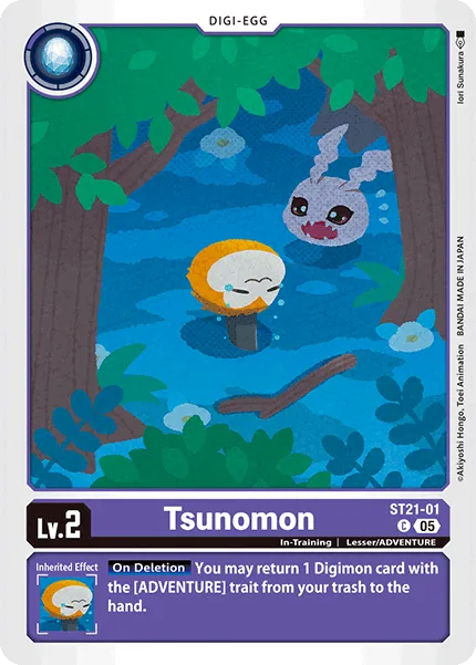 Tsunomon &mdash; Digimon Card Game card