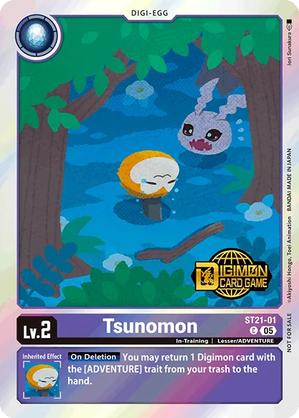 Tsunomon &mdash; Digimon Card Game card