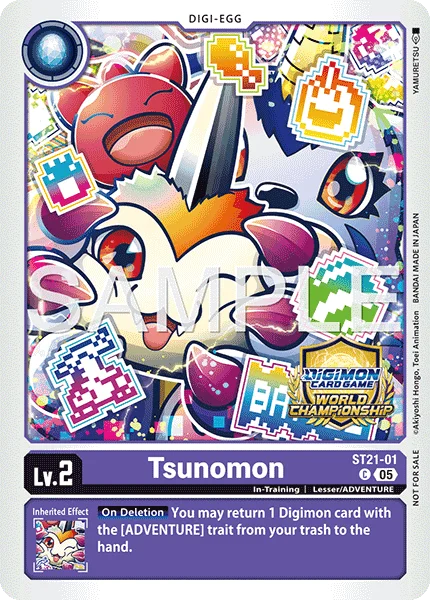 Tsunomon &mdash; Digimon Card Game card