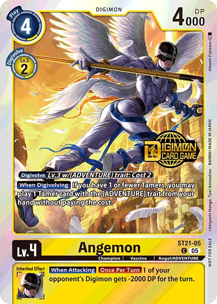 Angemon &mdash; Digimon Card Game card