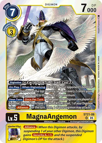 MagnaAngemon &mdash; Digimon Card Game card