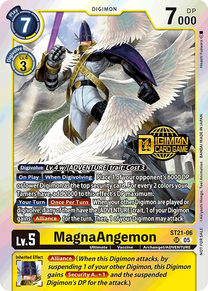 MagnaAngemon &mdash; Digimon Card Game card