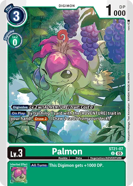 Palmon &mdash; Digimon Card Game card