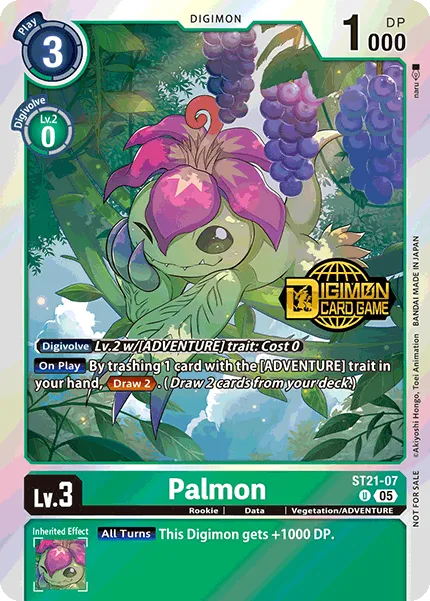 Palmon &mdash; Digimon Card Game card