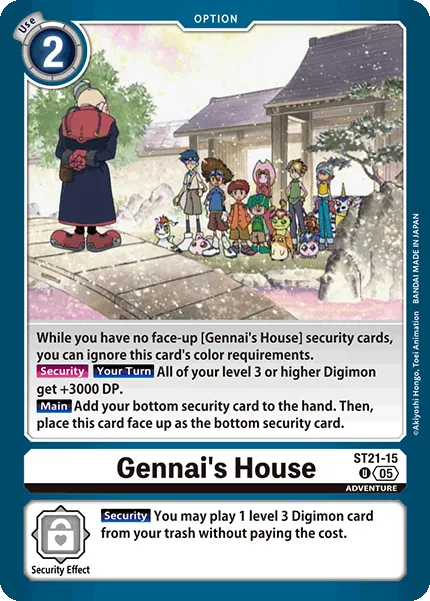 Gennai's House &mdash; Digimon Card Game card