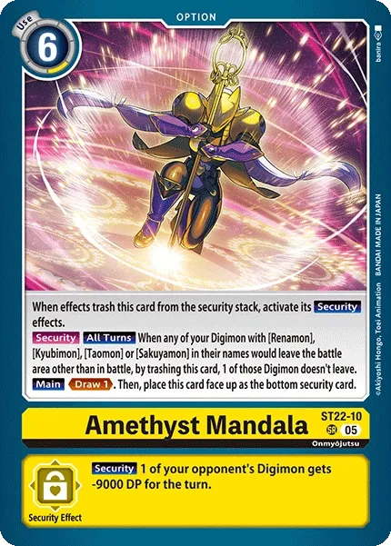 Amethyst Mandala &mdash; Digimon Card Game card
