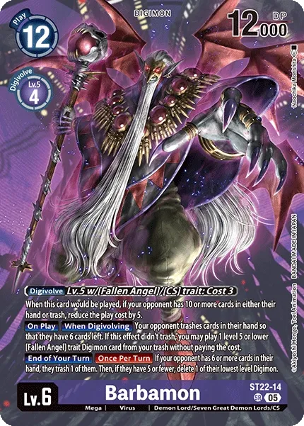 Barbamon &mdash; Digimon Card Game card