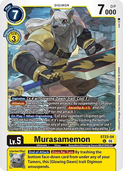 Murasamemon &mdash; Digimon Card Game card