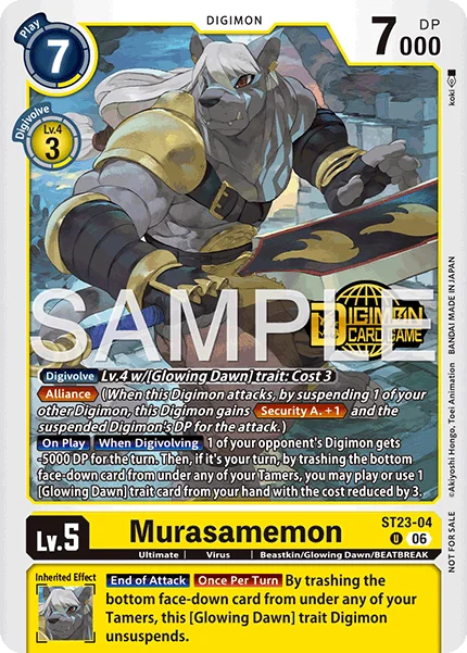 Murasamemon &mdash; Digimon Card Game card