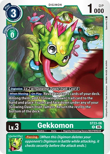 Gekkomon &mdash; Digimon Card Game card
