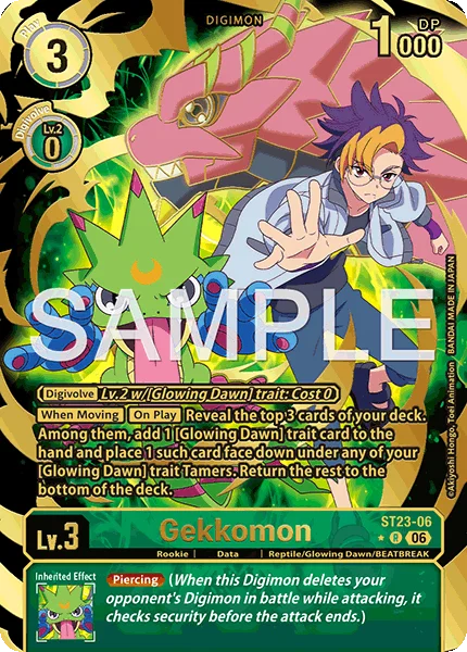 Gekkomon &mdash; Digimon Card Game card