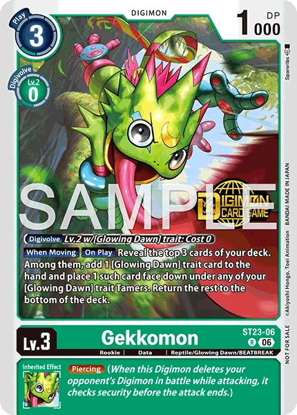 Gekkomon &mdash; Digimon Card Game card