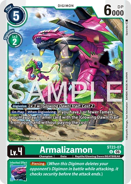 Armalizamon &mdash; Digimon Card Game card
