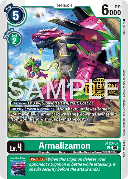 Armalizamon &mdash; Digimon Card Game card