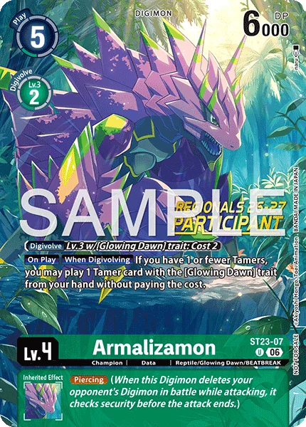 Armalizamon &mdash; Digimon Card Game card