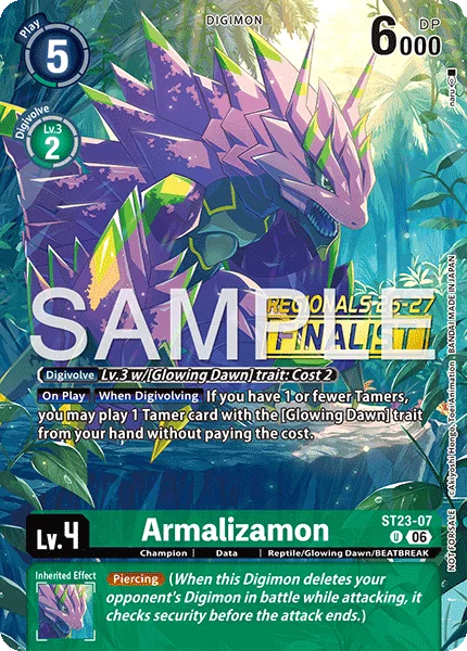 Armalizamon &mdash; Digimon Card Game card