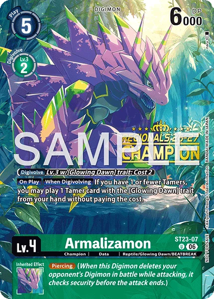 Armalizamon &mdash; Digimon Card Game card