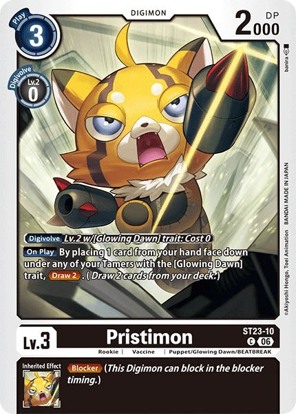 Pristimon &mdash; Digimon Card Game card