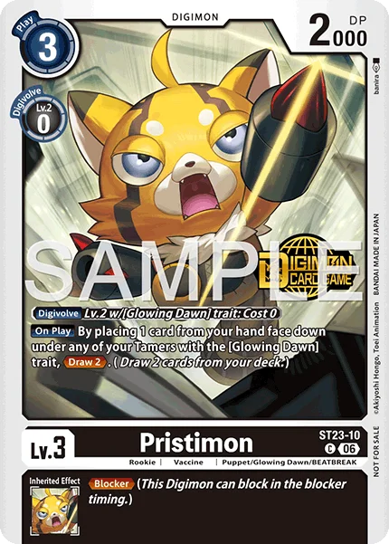 Pristimon &mdash; Digimon Card Game card