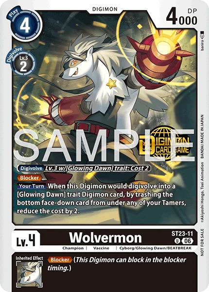 Wolvermon &mdash; Digimon Card Game card