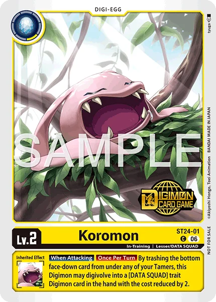 Koromon &mdash; Digimon Card Game card