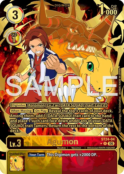 Agumon &mdash; Digimon Card Game card