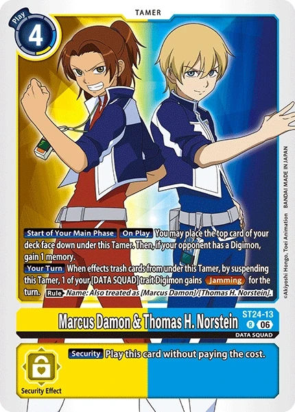 Marcus Damon & Thomas H. Norstein &mdash; Digimon Card Game card