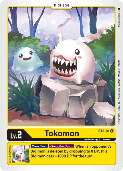 Tokomon &mdash; Digimon Card Game card