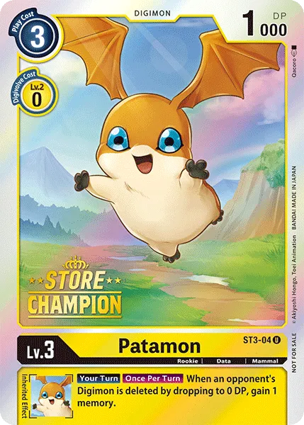 Patamon &mdash; Digimon Card Game card